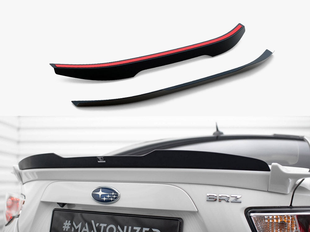 Maxton Design Spoiler CAP V.1 Subaru BRZ - Carbon Look - SU-BRZ-1F-CAP1C - Image 1