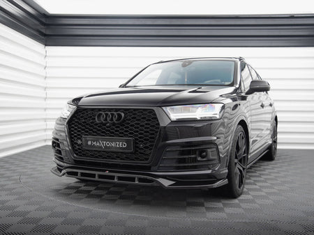 Maxton Design Front Splitter V.2 Audi SQ7 / Q7 S-Line Mk2 - AU-SQ7-2-FD2G+FD2RG - Image 2