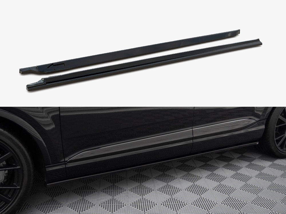 Side Skirts Diffusers V.2 Audi SQ7 / Q7 S-Line Mk2