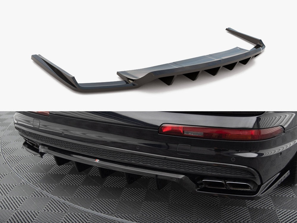 Maxton Design Central Rear Splitter (Vertical Bars) Audi SQ7 Mk2 - AU-SQ7-2-RD1G+RD2G - Image 1