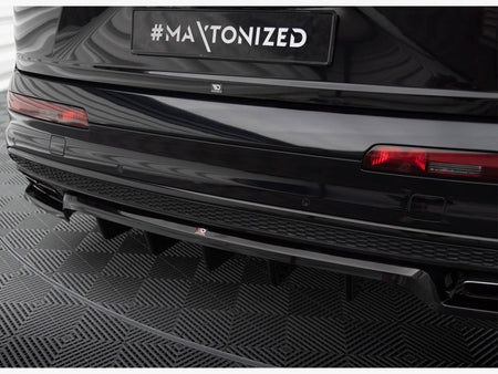 Maxton Design Central Rear Splitter (Vertical Bars) Audi SQ7 Mk2 - AU-SQ7-2-RD1G+RD2G - Image 4
