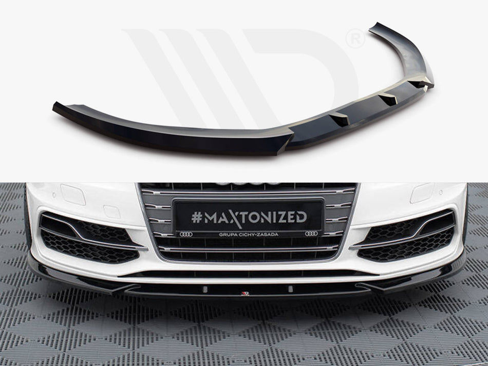 MAXTON DESIGN Front Splitter V.2 Audi S3 / A3 S-Line Sportback / Hatchback 8V