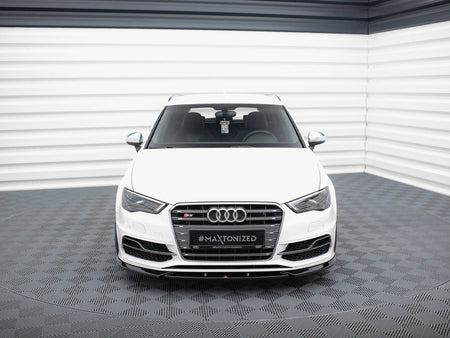 Maxton Design Front Splitter V.2 Audi S3 / A3 S-Line Sportback / Hatchback 8V - AU-S3-8V-SB-FD2G - Image 3