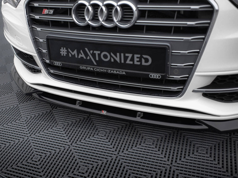 Maxton Design Front Splitter V.2 Audi S3 / A3 S-Line Sportback / Hatchback 8V - AU-S3-8V-SB-FD2G - Image 4