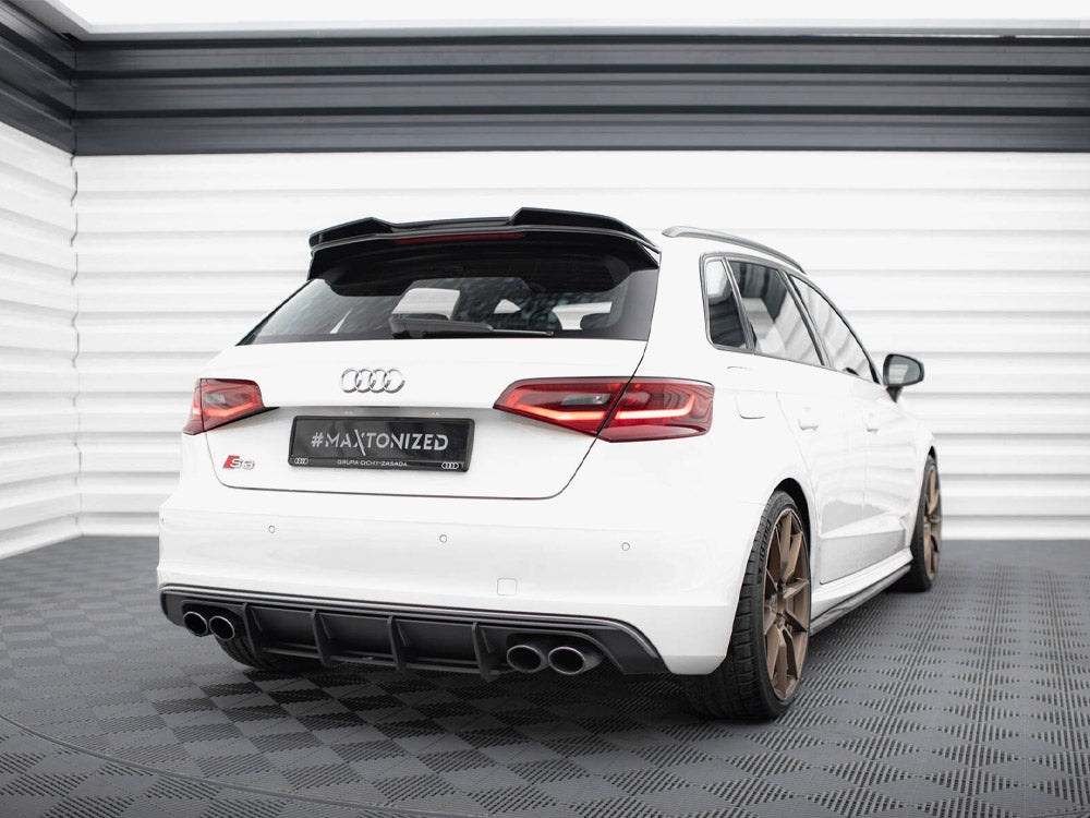 Maxton Design Street PRO Rear Diffuser Audi S3 Sportback / Hatchback 8V - AUS33CNC-RS1B - Image 2