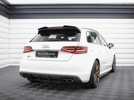 Maxton Design Street PRO Rear Diffuser Audi S3 Sportback / Hatchback 8V - AUS33CNC-RS1B - Image 2