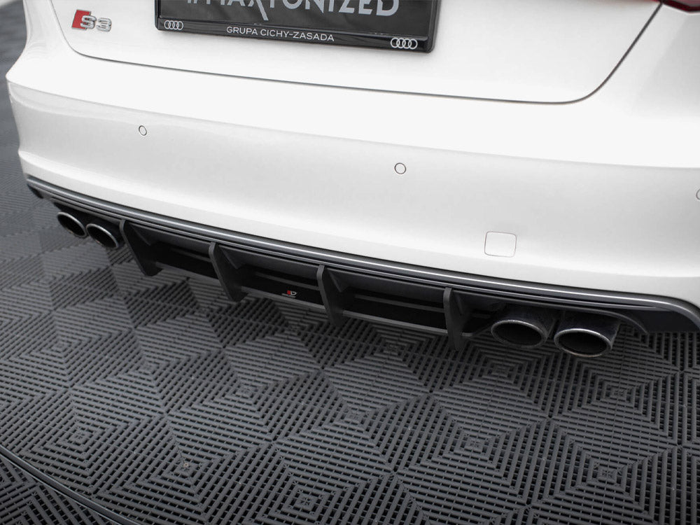 Maxton Design Street PRO Rear Diffuser Audi S3 Sportback / Hatchback 8V - AUS33CNC-RS1B - Image 3