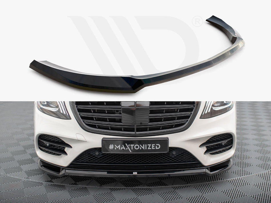 MAXTON DESIGN Front Splitter V.1 Mercedes-Benz S AMG-Line W222 Facelift