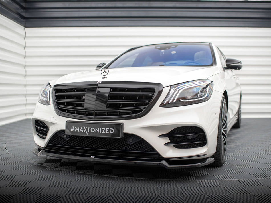 Maxton Design Front Splitter V.1 Mercedes-Benz S AMG-Line W222 Facelift - ME-S-222F-AMGLINE-FD1G - Image 2