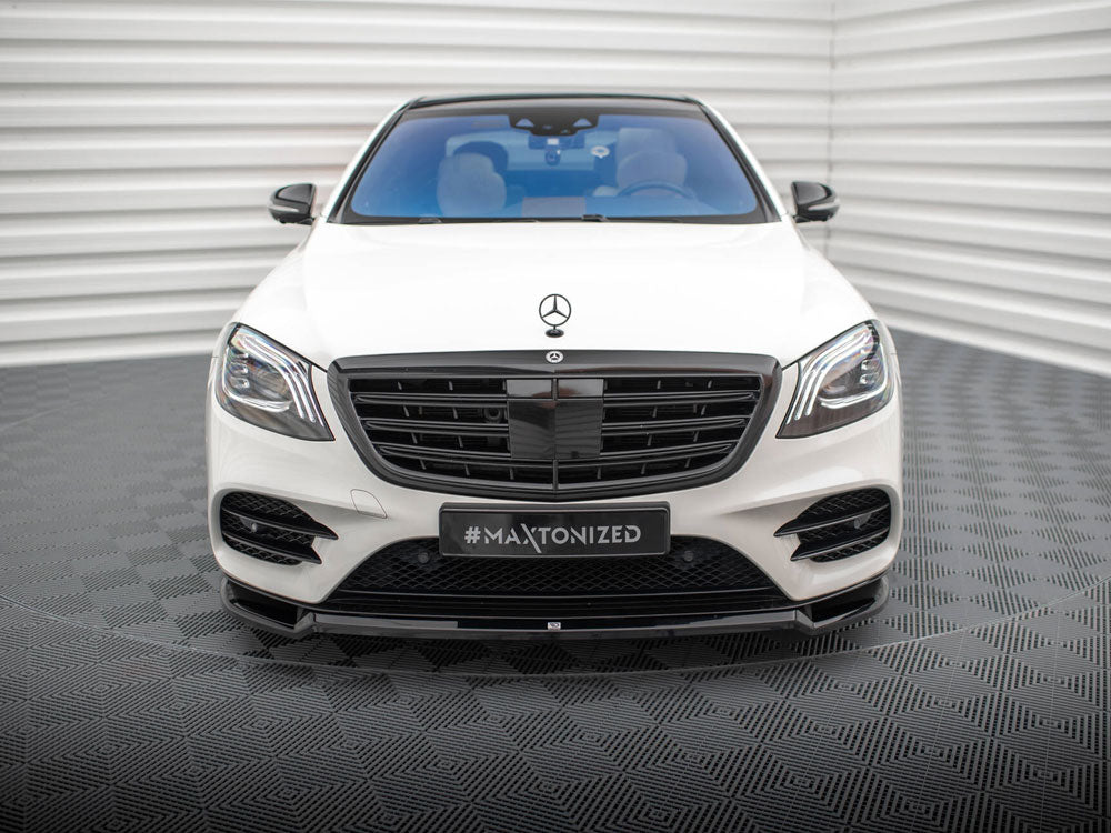 Maxton Design Front Splitter V.1 Mercedes-Benz S AMG-Line W222 Facelift - ME-S-222F-AMGLINE-FD1G - Image 3