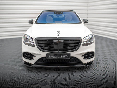 Maxton Design Front Splitter V.1 Mercedes-Benz S AMG-Line W222 Facelift - ME-S-222F-AMGLINE-FD1G - Image 3