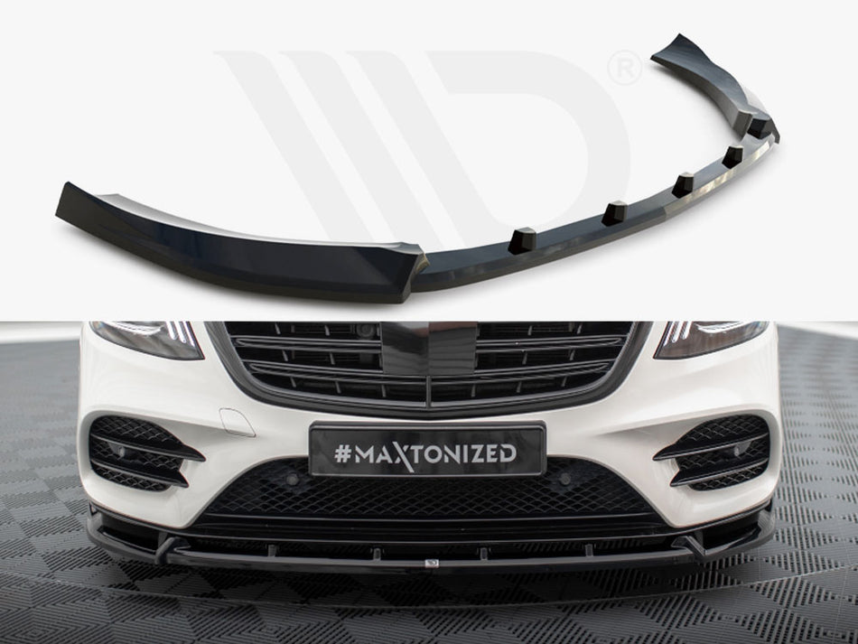 MAXTON DESIGN Front Splitter V.2 Mercedes-Benz S AMG-Line W222 Facelift