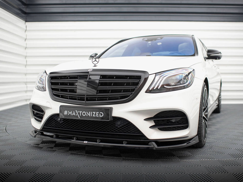 Maxton Design Front Splitter V.2 Mercedes-Benz S AMG-Line W222 Facelift - ME-S-222F-AMGLINE-FD2G - Image 2