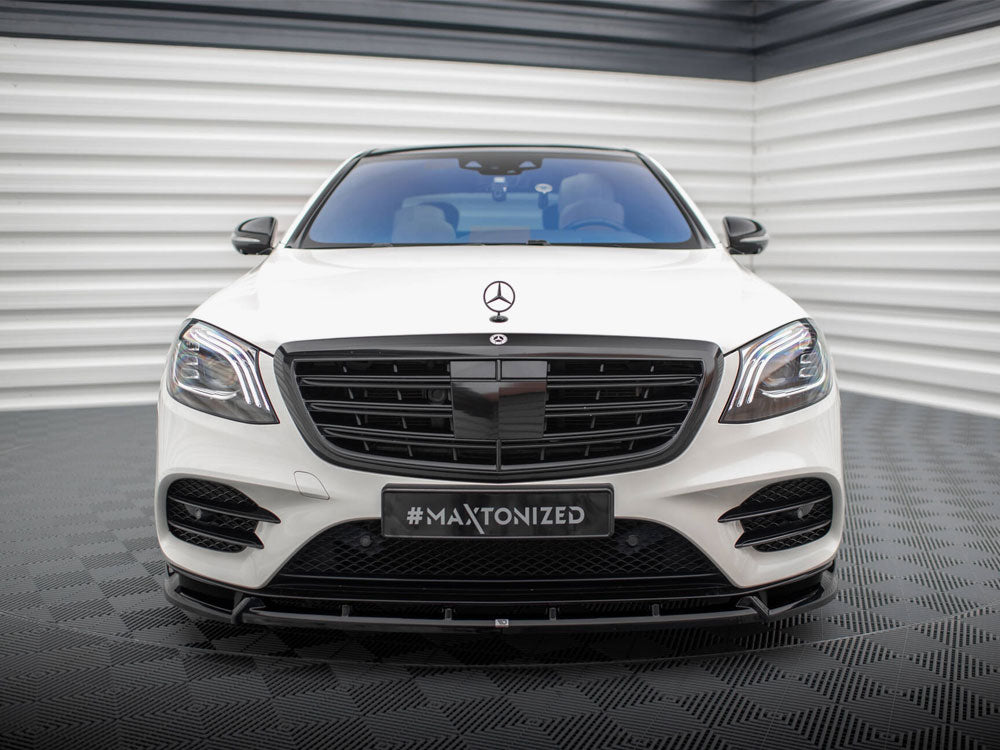 Maxton Design Front Splitter V.2 Mercedes-Benz S AMG-Line W222 Facelift - ME-S-222F-AMGLINE-FD2G - Image 3