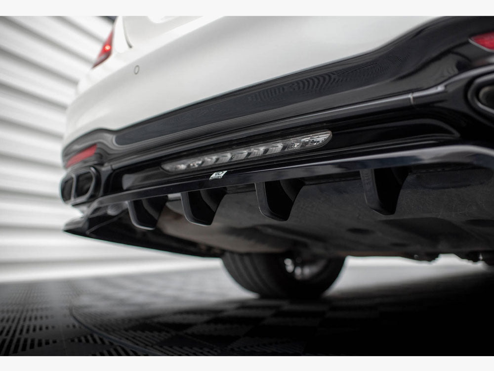 Maxton Design Rear Splitter (Vertical Bars) Mercedes-Benz S AMG-Line W222 Facelift - ME-S-222F-AMGLINE-RD1G+RD2G - Image 5