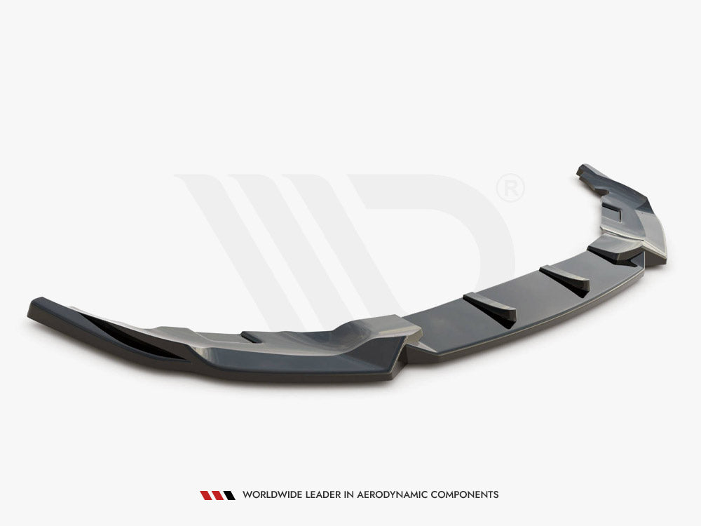 Maxton Design Front Splitter BMW 6 GT M-Pack G32 Facelift - Textured - BM-6-32-GT-MPACK-FD1T - Image 4
