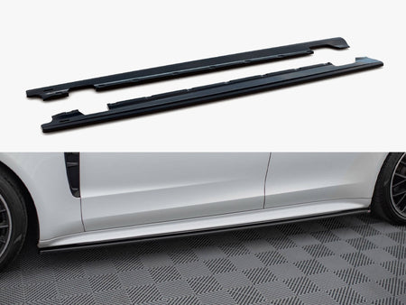 Side Skirts Diffusers Porsche Panamera GTS 971 - Textured