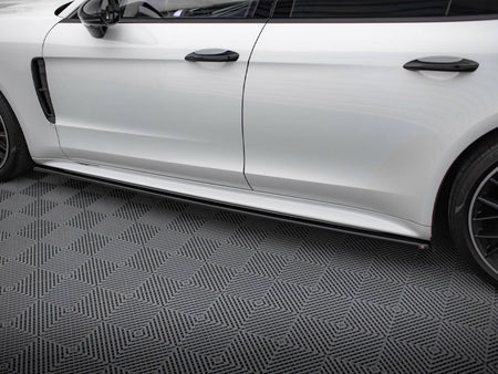 Side Skirts Diffusers Porsche Panamera GTS 971 - Textured
