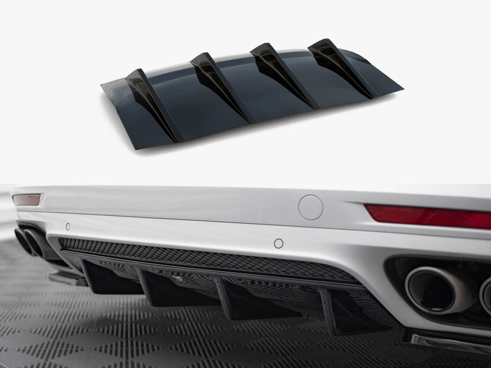 Maxton Design Rear Valance Porsche Panamera GTS 971 - Textured - PO-PA-971-T-RS1T - Image 1