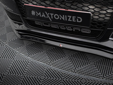 Maxton Design Front Splitter V.1 Audi S4 / A4 S-Line B8 FL - AU-S4-B8F-FD1G - Image 4
