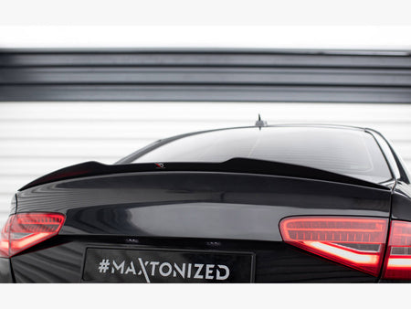 Maxton Design Spoiler CAP Audi S4 B8 Facelift Sedan - Textured - AU-S4-B8F-CAP1T - Image 3