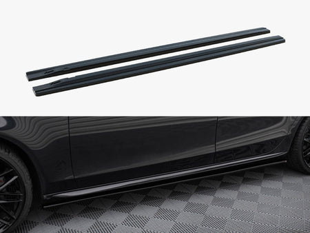 Maxton Design Side Skirts Diffusers V.1 Audi S4 / A4 / A4 S-Line B8 / B8 FL - AU-A4-B8-SD1G - Image 1