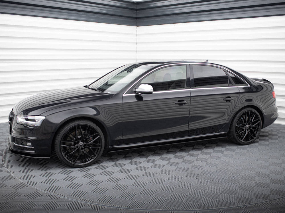 Maxton Design Side Skirts Diffusers V.1 Audi S4 / A4 / A4 S-Line B8 / B8 FL - AU-A4-B8-SD1G - Image 2