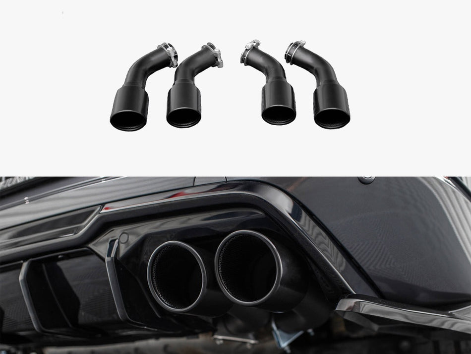Maxton Design Exhaust Tips Cupra Formentor VZ Mk1 - CU-FO-NBL101RSBL - Image 1