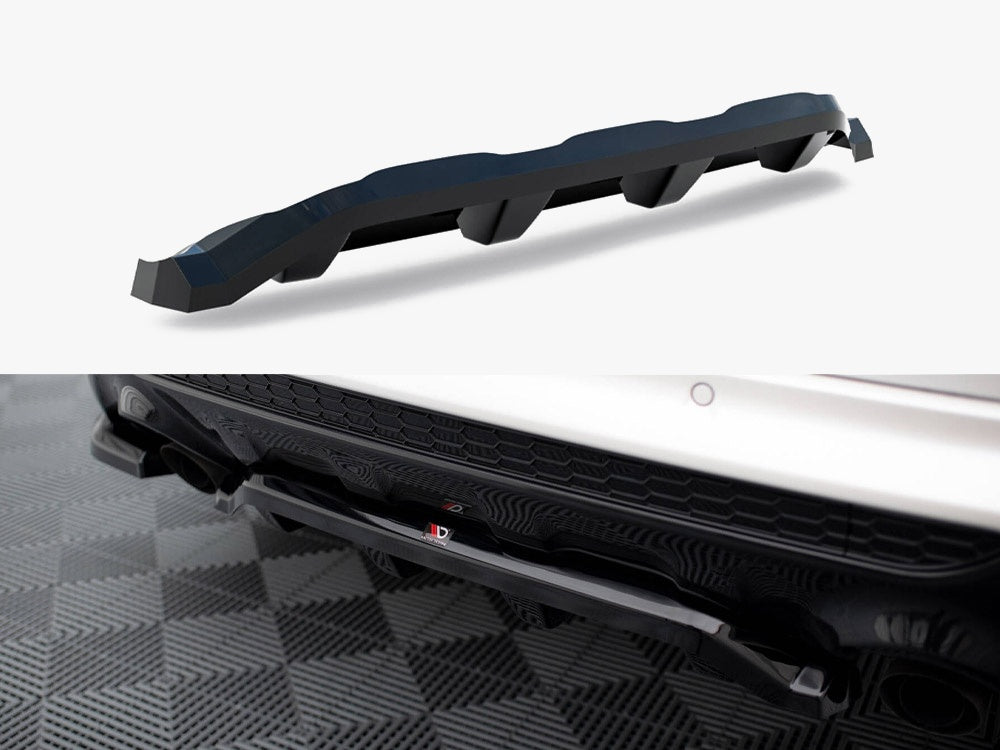 Maxton Design Central Rear Splitter (Vertical Bars) Ford Kuga ST-Line Mk2 - FO-KU-2-STLINE-RD1G+RD2G - Image 1