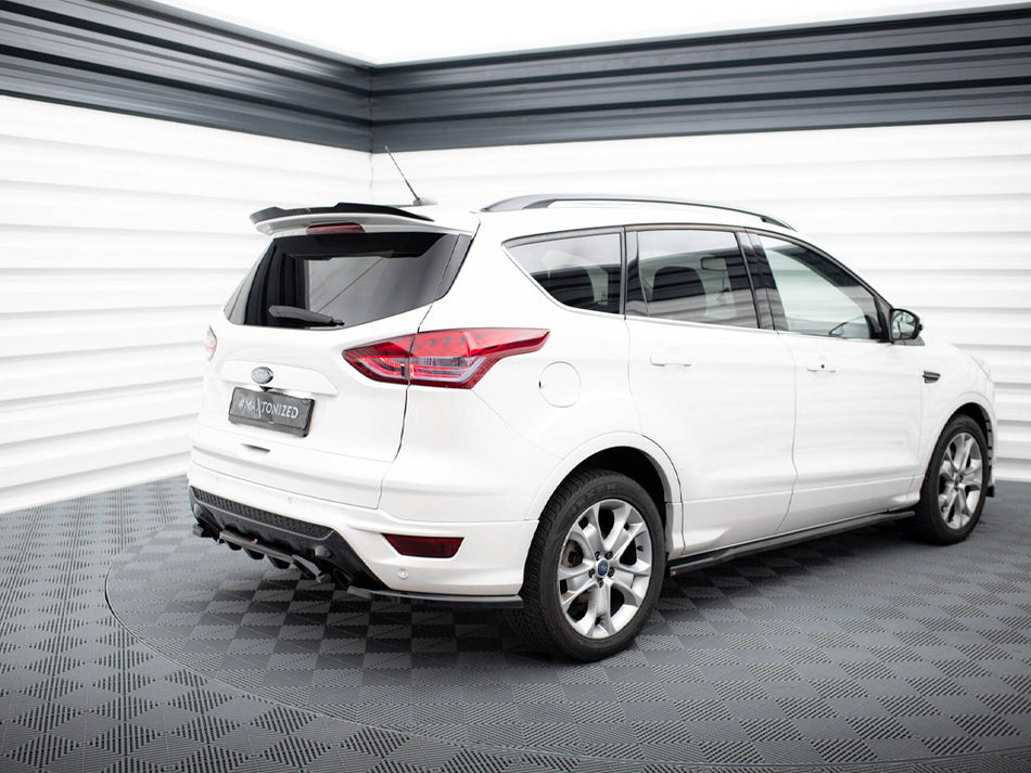 Maxton Design Central Rear Splitter (Vertical Bars) Ford Kuga ST-Line Mk2 - FO-KU-2-STLINE-RD1G+RD2G - Image 2