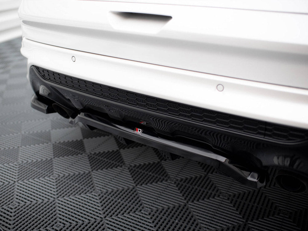 Maxton Design Central Rear Splitter (Vertical Bars) Ford Kuga ST-Line Mk2 - FO-KU-2-STLINE-RD1G+RD2G - Image 4