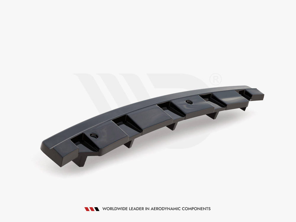 Maxton Design Central Rear Splitter (Vertical Bars) BMW 5 F11 M-Pack - BM-5-11-MPACK-RD1+RD3G - Image 6