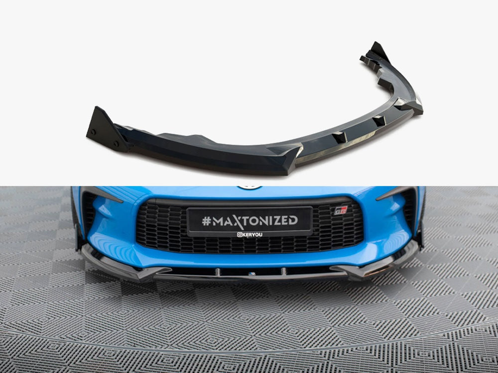 Maxton Design Front Splitter V.1 + Flaps Toyota GR86 Mk1 - TO-GR86-1-FD1G+FSF1B - Image 1