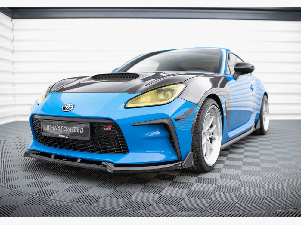 Maxton Design Front Splitter V.1 + Flaps Toyota GR86 Mk1 - TO-GR86-1-FD1G+FSF1B - Image 2