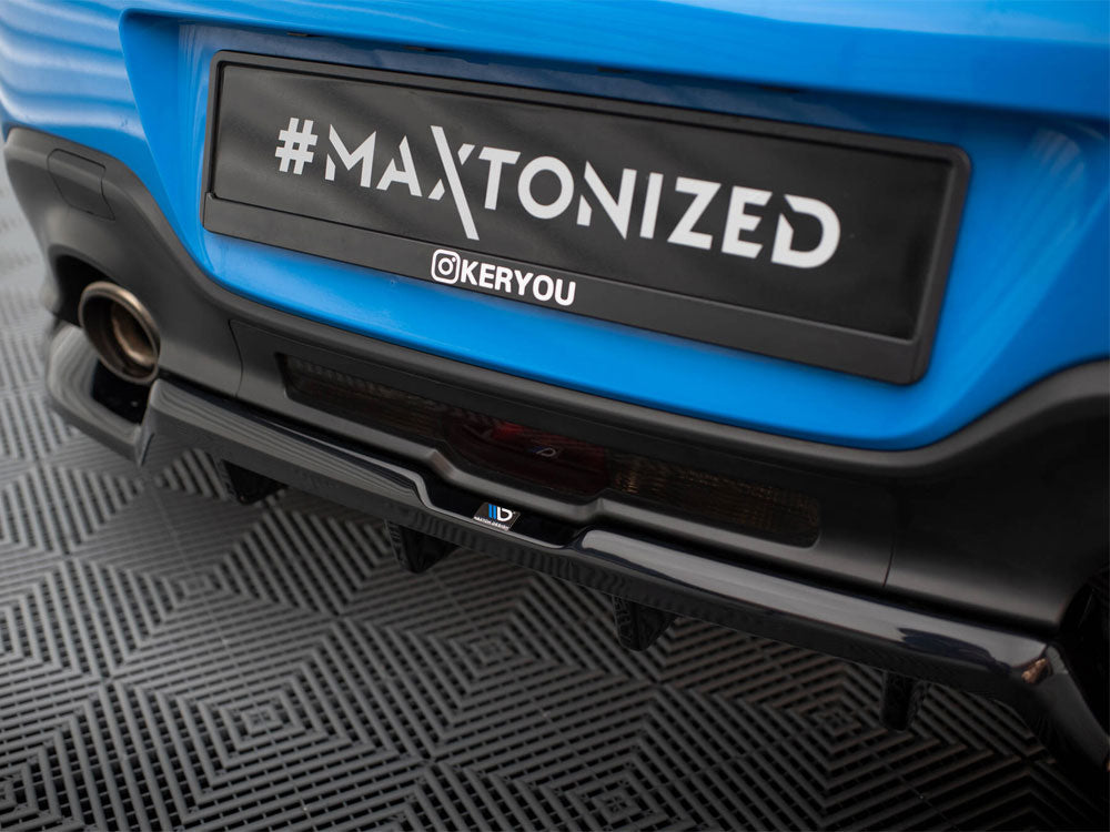 Maxton Design Central Rear Splitter (Vertical Bars) V.1 + Flaps Toyota GR86 Mk1 - TO-GR86-1-RD1G+RD4G+RSF1B - Image 4