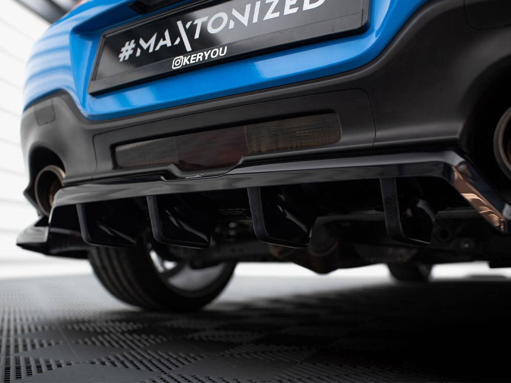 Maxton Design Central Rear Splitter (Vertical Bars) V.1 + Flaps Toyota GR86 Mk1 - TO-GR86-1-RD1G+RD4G+RSF1B - Image 6