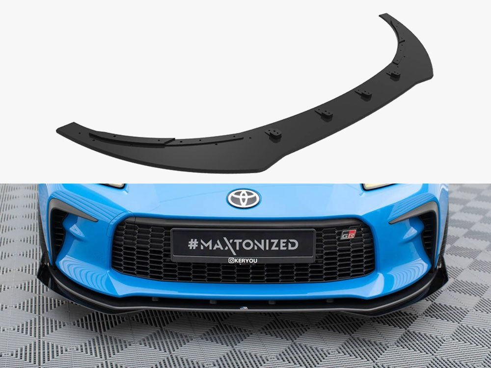 Maxton Design Street PRO Front Splitter V.1 Toyota GR86 Mk1 - TOGR861CNC-FD1B - Image 1