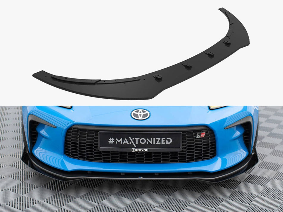 Maxton Design Street PRO Front Splitter V.1 Toyota GR86 Mk1 - TOGR861CNC-FD1B - Image 1