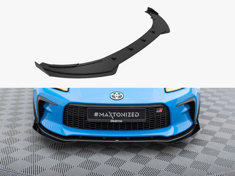 Maxton Design Street PRO Front Splitter + Flaps Toyota GR86 Mk1 - TOGR861CNC-FD1B+FSF1G - Image 1