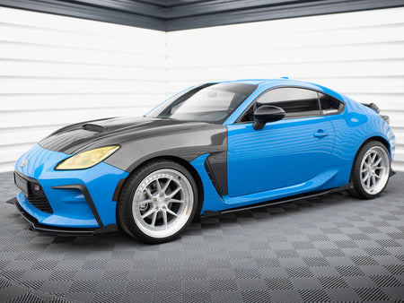 Maxton Design Street PRO Side Skirts Diffusers V.1 + Flaps Toyota GR86 Mk1 - TOGR861CNC-SD1B+SF1G - Image 2