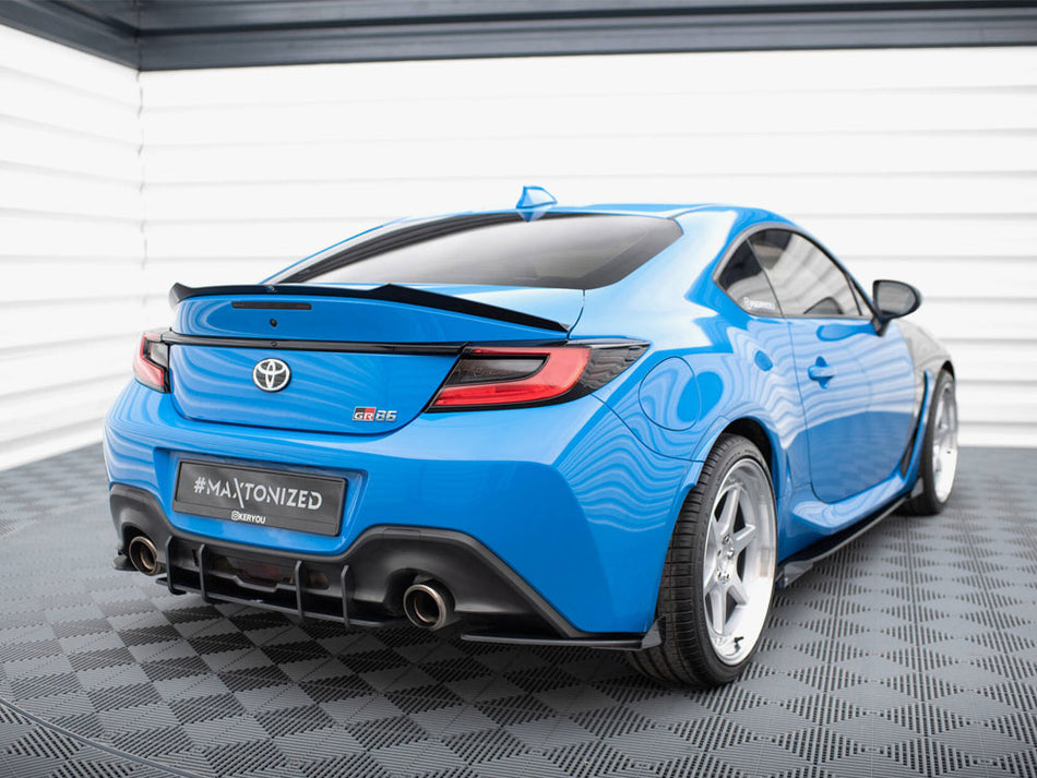 Maxton Design Street Pro Rear Side Splitters V.1 + Flaps Toyota GR86 Mk1 - TOGR861CNC-RSD1B+RSF1G - Image 2