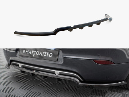 Maxton Design Rear Splitter (Vertical Bars) Renault Megane GT Mk3 Facelift - RE-ME-3-GT-RD1G+RD2G - Image 1