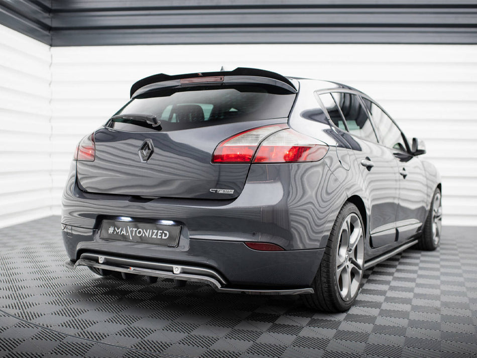 Maxton Design Rear Splitter (Vertical Bars) Renault Megane GT Mk3 Facelift - RE-ME-3-GT-RD1G+RD2G - Image 2