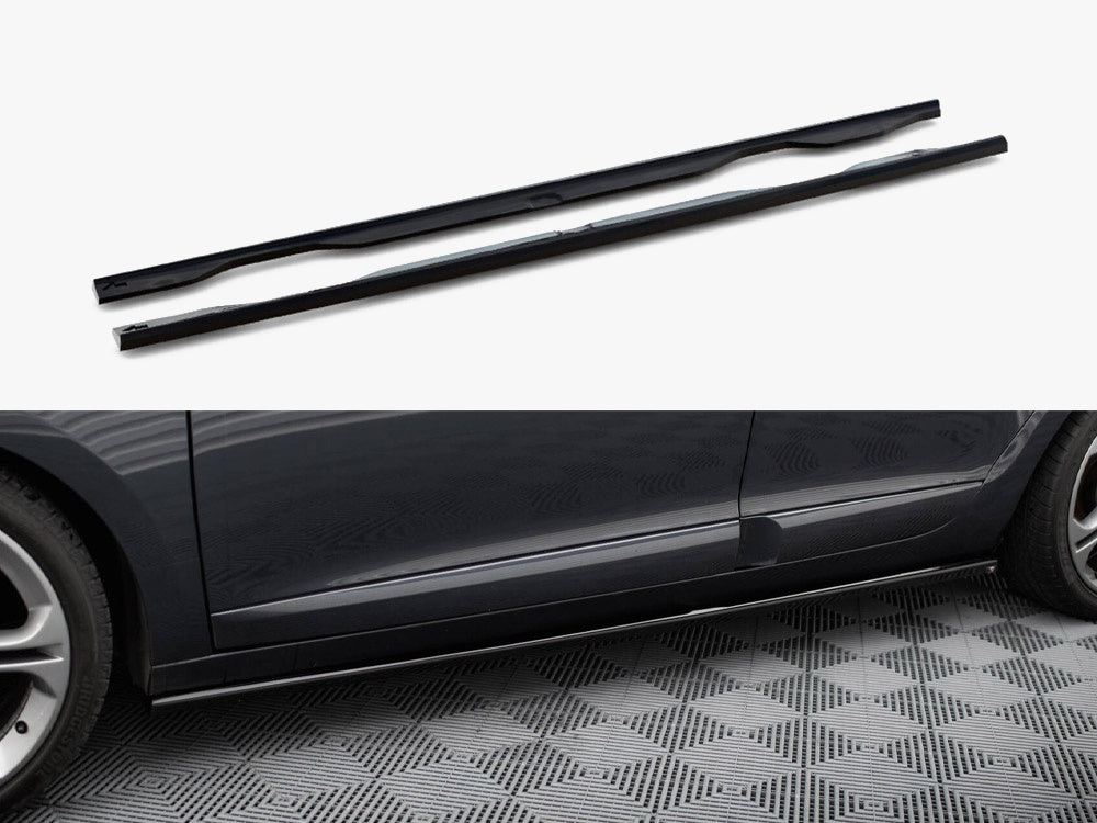 Maxton Design Side Skirts Diffusers Renault Megane GT Mk3 Facelift - RE-ME-3-GT-SD1G - Image 1
