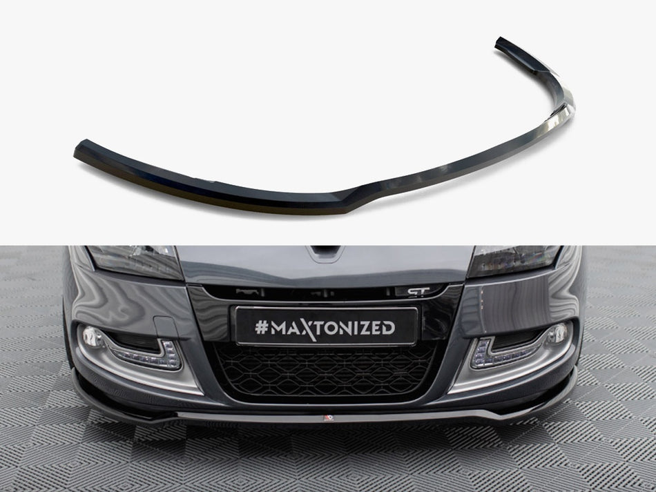 Maxton Design Front Splitter V.1 Renault Megane GT Mk3 Facelift - RE-ME-3-GT-FD1G - Image 1