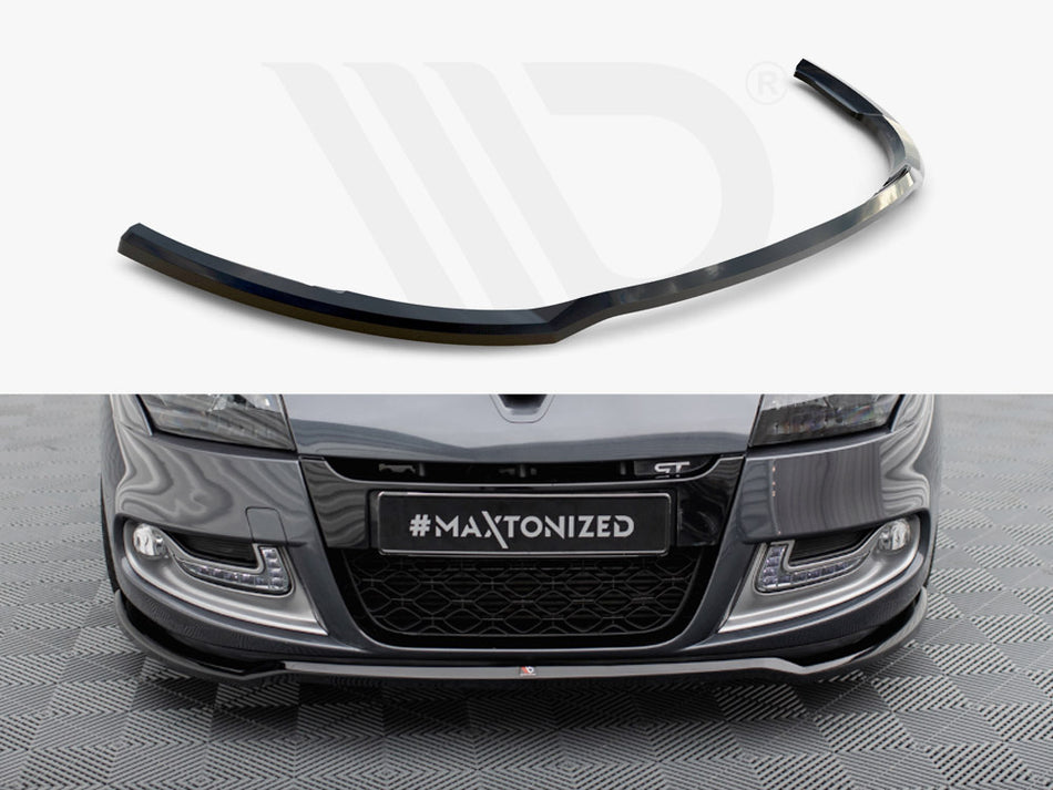 MAXTON DESIGN Front Splitter V.1 Renault Megane GT Mk3 Facelift