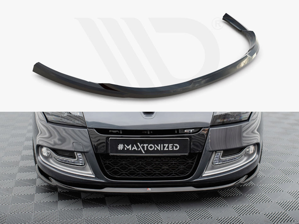 MAXTON DESIGN Front Splitter V.2 Renault Megane GT Mk3 Facelift