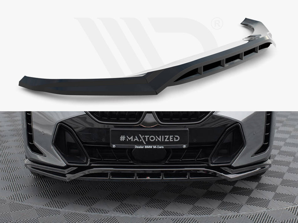 MAXTON DESIGN Front Splitter V.1 BMW X6 M-Pack G06 Facelift