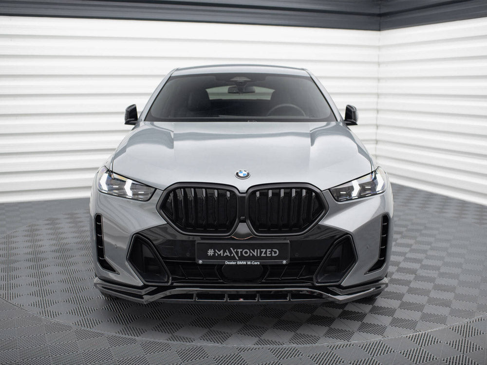 Maxton Design Front Splitter V.1 BMW X6 M-Pack G06 Facelift - BM-X6-G06F-MPACK-FD1G+FD1RG - Image 3