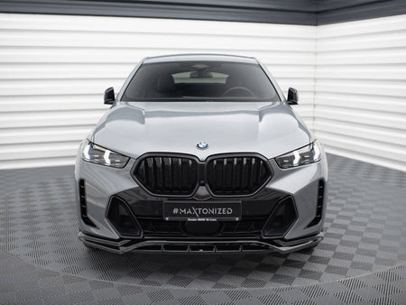 Maxton Design Front Splitter V.1 BMW X6 M-Pack G06 Facelift - BM-X6-G06F-MPACK-FD1G+FD1RG - Image 3